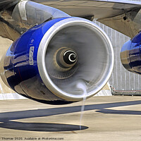 Buy canvas prints of The Mighty Vortex of RB211 524G by Peter Thomas