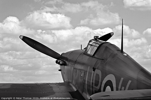 Hawker Hurricane Picture Board by Peter Thomas