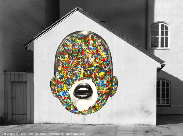Vibrant Street Art in Stavangar Picture Board by Peter Thomas
