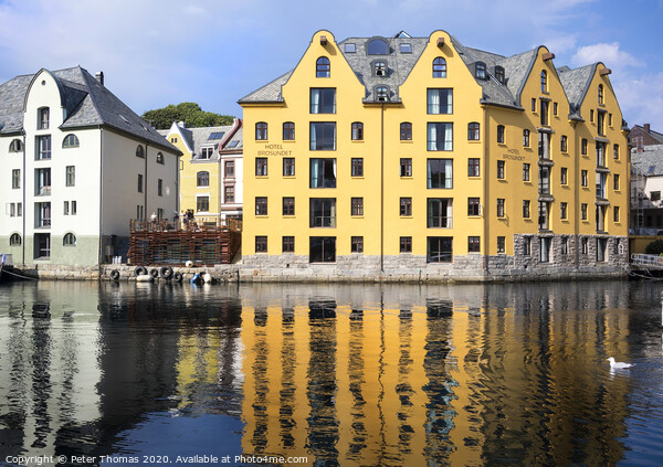 Hotel Brosundet  Alesund Picture Board by Peter Thomas