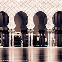 Buy canvas prints of The Majestic Sheikh Zayed Mosque by Peter Thomas