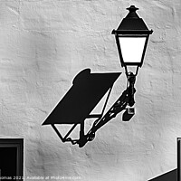 Buy canvas prints of Street lamp apstract by Peter Thomas