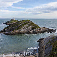 Buy canvas prints of Guiding Light of Mumbles by Peter Thomas