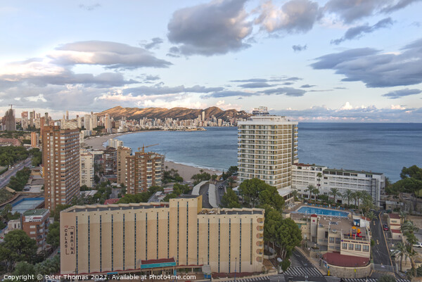 Stunning Mediterranean Skyline Picture Board by Peter Thomas