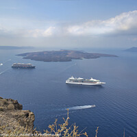 Buy canvas prints of Aweinspiring Greek Island Cruise by Peter Thomas