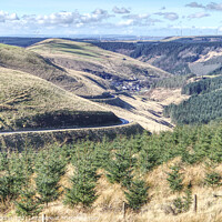 Buy canvas prints of Majestic Views of Afan Valley by Peter Thomas