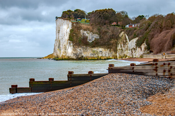 Majestic White Cliffs Picture Board by Peter Thomas