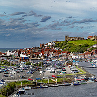 Buy canvas prints of Whitby Panoramic by Craig Burley