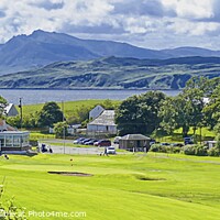 Buy canvas prints of Millport Golf Clubhouse by Charles Kelly