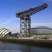Buy canvas prints of The Finneston Crane, Glasgow  by Charles Kelly
