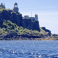 Buy canvas prints of Little Cumbrae Lighthouse  by Charles Kelly