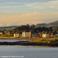 Buy canvas prints of The Pencil, Largs in Evening Light by Charles Kelly