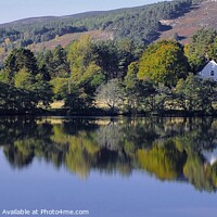 Buy canvas prints of Alvie Church and Loch Alvie by Charles Kelly