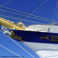 Buy canvas prints of Royal Clipper - Ship's Name and Figurehead by Charles Kelly