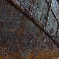 Buy canvas prints of Rusty Hull by David Buckland