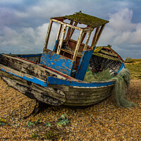 Buy canvas prints of Dungeness Wreck by David Buckland
