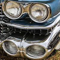 Buy canvas prints of '59 Cadillac.  by David Buckland