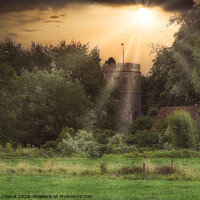 Buy canvas prints of Country Church Scene by David Buckland