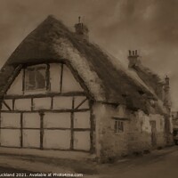 Buy canvas prints of Old Forge Cottage by David Buckland