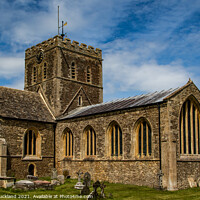 Buy canvas prints of St. Mary's Church Buckland Village by David Buckland