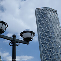 Buy canvas prints of Canary Wharf London by Kevin Plunkett