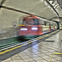 Buy canvas prints of Baker Street Underground Station by Kevin Plunkett