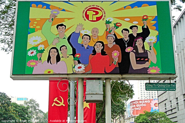 Ho Chi Minh City, Vietnam Picture Board by Kevin Plunkett
