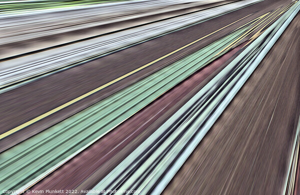 Abstract Line Travel Picture Board by Kevin Plunkett