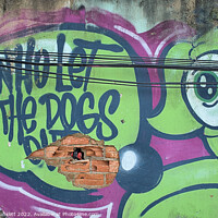 Buy canvas prints of Graffiti ho Chi Minh Style by Kevin Plunkett