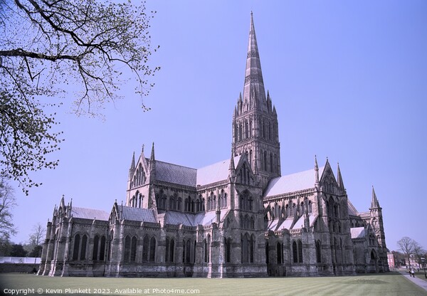 Salisbury Cathedral Picture Board by Kevin Plunkett