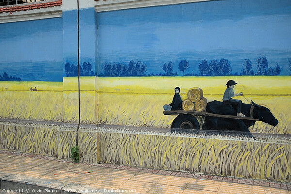 Saigon (Ho Chi Minh City) Street Art Picture Board by Kevin Plunkett