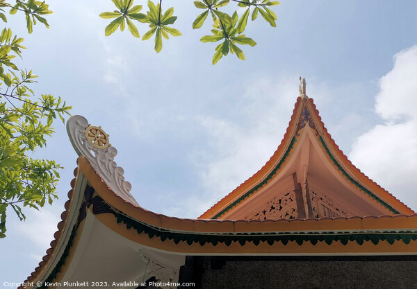 Saigon ( Ho Chi Minh City ) Buddhist Temple  Picture Board by Kevin Plunkett