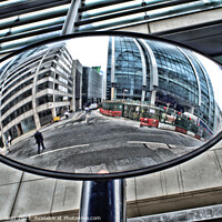 Buy canvas prints of Convex  Mirror by Kevin Plunkett
