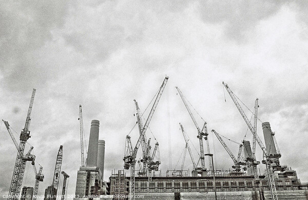 Battersea Power Station Development Picture Board by Kevin Plunkett