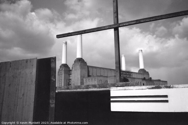 Battersea Power Station before development Picture Board by Kevin Plunkett