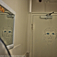 Buy canvas prints of Toilet Room Door by Kevin Plunkett