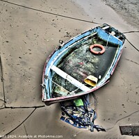Buy canvas prints of An Abandoned Boat by Kevin Plunkett