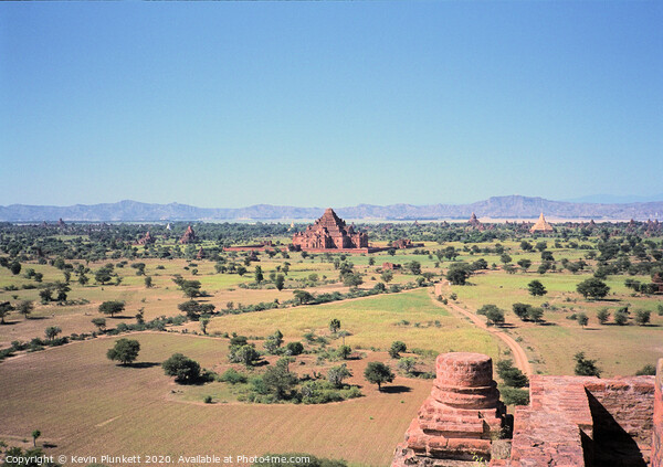 Bagan Myanmar Picture Board by Kevin Plunkett