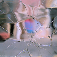 Buy canvas prints of Cracked Glass  by Kevin Plunkett