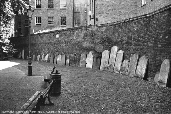 St John's Churchyard Wapping, London Picture Board by Kevin Plunkett