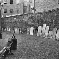 Buy canvas prints of St John's Churchyard Wapping, London by Kevin Plunkett