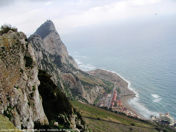 Rock of Gibraltar Picture Board by Kevin Plunkett