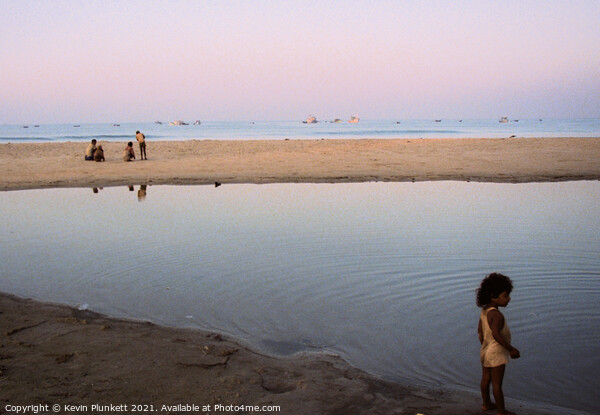 Colva beach, Goa India Picture Board by Kevin Plunkett