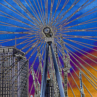 Buy canvas prints of London Eye by Kevin Plunkett