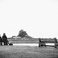 Buy canvas prints of Holy Island Couple by Danilo Cattani