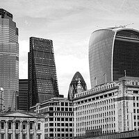 Buy canvas prints of London Buildings Contrast by Danilo Cattani