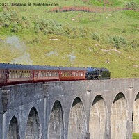 Buy canvas prints of jacobite steam train by Huw Prosser