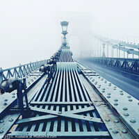 Buy canvas prints of Chain Bridge Budapest by Efraim Gal