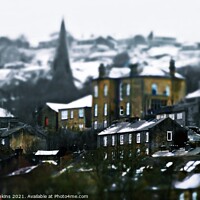 Buy canvas prints of Tilt shift Colne Valley by craig hopkins