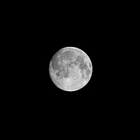 Buy canvas prints of Almost full moon by craig hopkins